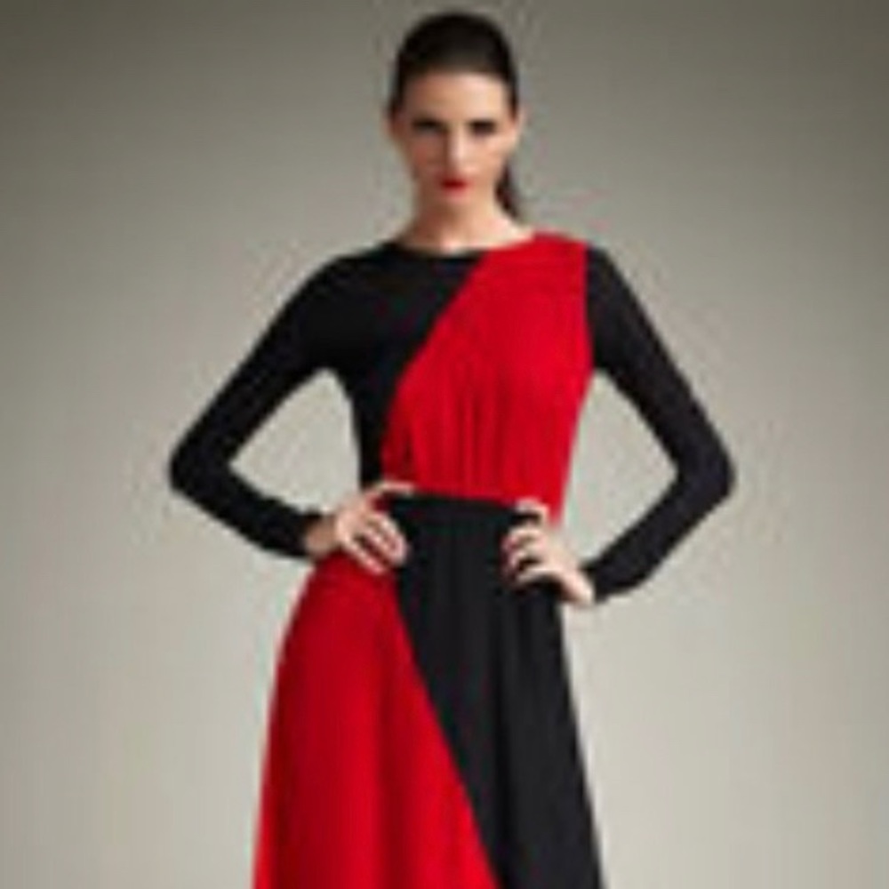 Alice and Olivia color block dress